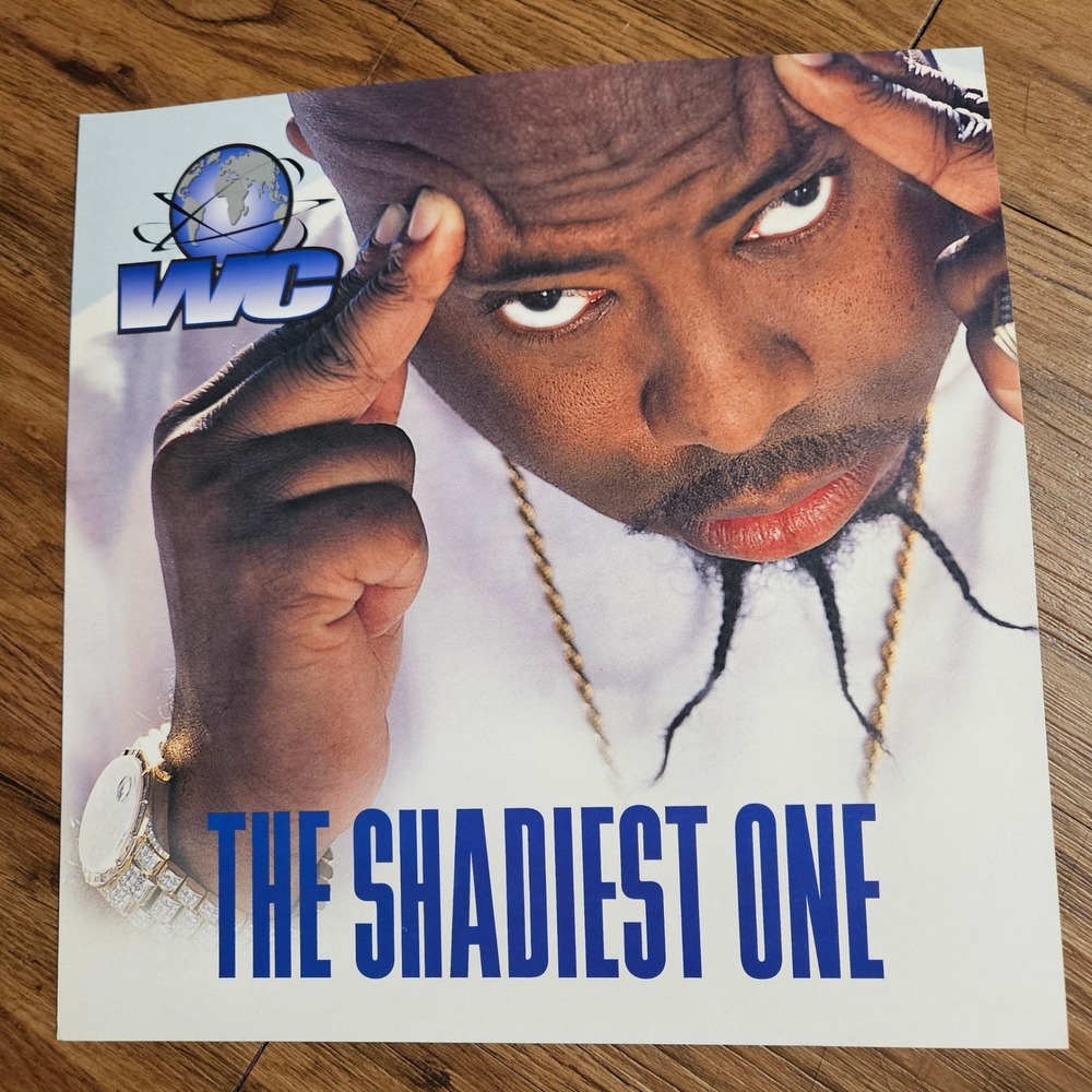 WC The‎ Shadiest One 1998 Promo Flat Album Poster 12x12 Payday Records Hip Hop